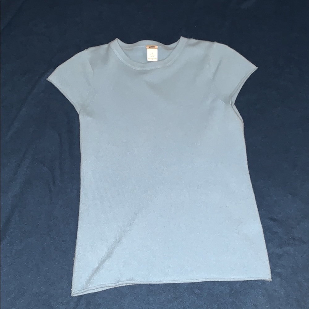 Cashmere J.crew short sleeve sweater size XS